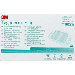Tegaderm 3m Transp 4x 4cm 100 1622w  -  3M