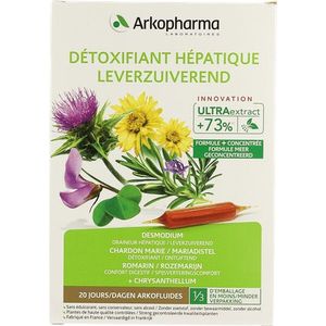 Arkofluide Leverzuiverend Ampullen 20x10 ml  -  Arkopharma