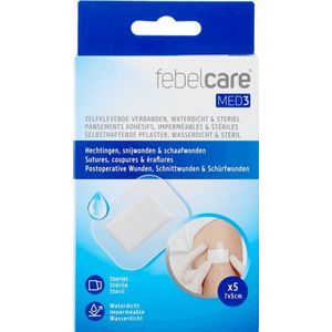 Febelcare Med3 Verb.Zelfkl Ster.Wtp 7X5Cm 5