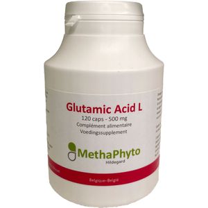 Glutamic Acid L 500 mg 120 Capsule Hildegard  -  Methaphyto