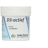 D3-actif Tabletten 60x15mcg  -  Deba Pharma