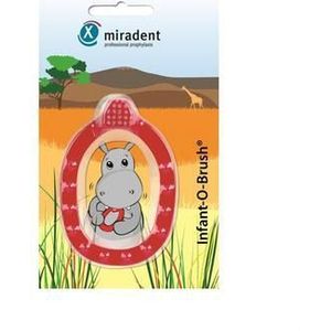 Miradent Infant O Brush Baby Tandenborstel Rood  -  Eureka Pharma