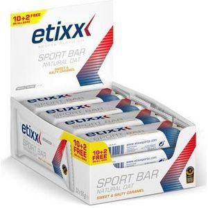 Etixx Natural Oat Bar Sweet & salty Caramel 12x55 gr