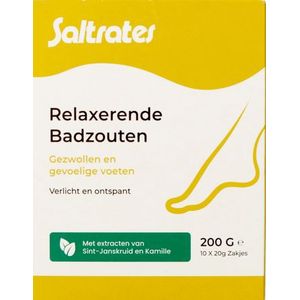 Saltrates Relaxerende Voetbadzouten 10X20 g