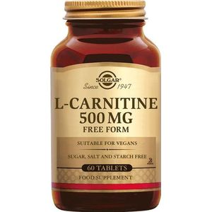 Solgar L-Carnitine 500Mg Comp 60  -  Solgar Vitamins