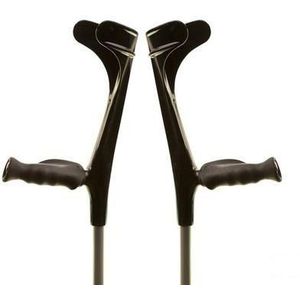 Bota Kruk Alu Zwart Anatomisch Max. 140Kg  -  Bota