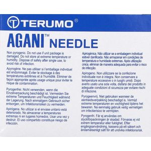 Terumo Naald Agani 26G 1/2 Rb Bruin 100  -  Terumo Europe