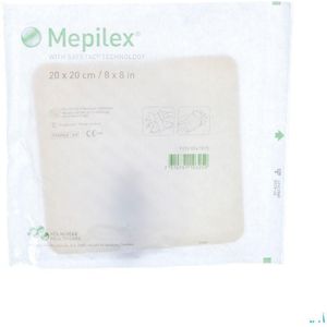 Mepilex SchuimVerband Sil Abs Ster 20 x 20cm 1 294400
