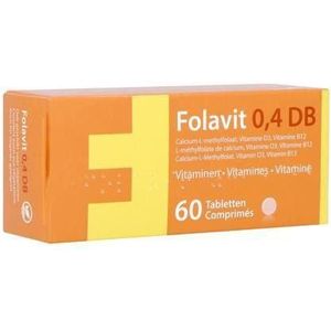 Folavit 0,4 mg Db Tabl 60  -  Kela Pharma