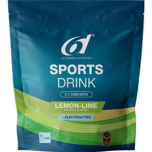 6D - Sports Drink - Lemon-Lime - 1Kg - Sportdrank