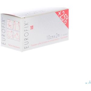 Eurofix 10cmx 2m Fixatiepleister N/woven  -  I.D. Phar