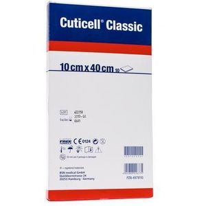Cuticell Classic Gaaskompres 10,0X40Cm 10 7253804