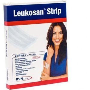 Leukosan Strip Ster 3X 75Mm Wit 2X 5 7262807