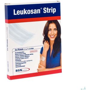 Leukosan - Strip Ster - 3x75 mm - Wit - 2x5