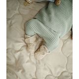 Mushie - Chunky Knit Pants - Babybroekje - Mintgroen - 0-3 maanden