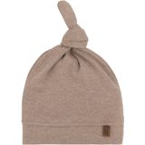 Baby's Only Baby Mutsje Met Knoop Melange Clay