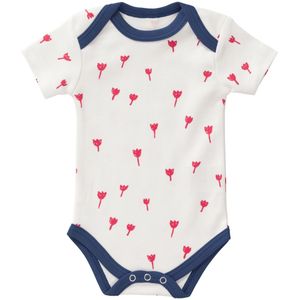Fresk Romper Korte Mouw Tulip Red