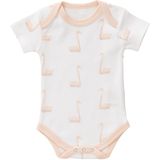 Fresk Romper Swan Korte Mouwen Pale Peach