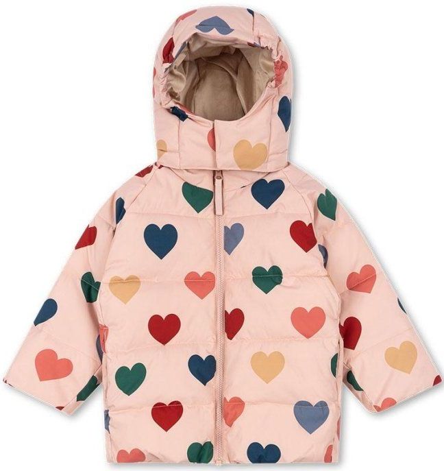 Konges Sløjd - Nuka Coeur - Kinderjas - Roze - Warme Pufferjas met THERMOLITE® EcoMade-vulling