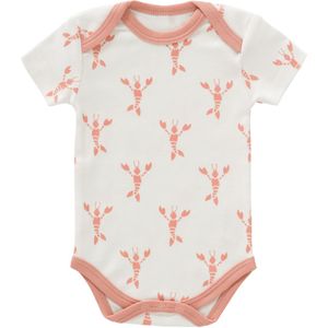 Fresk Romper Korte Mouw Lobster Coral Pink