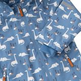 OppoSuits - Dino Onesie - Dinosaurus Fleece Jumpsuit - Carnavalskleding - Groen