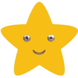 Roommate Wandhaak Ster Yellow