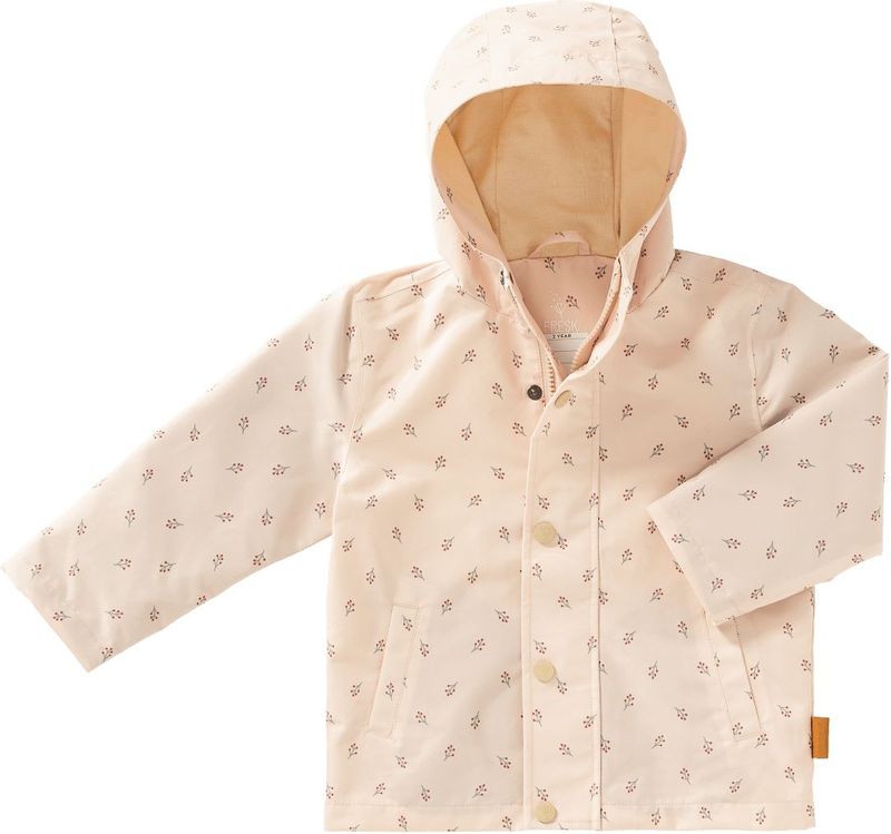 Fresk - Berries - Regenjas - Beige - Waterdicht - Ademend - Met Capuchon