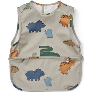Liewood Slabbetje Bria Dinosaurs / Mist