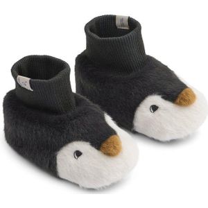 Liewood - Babyslofjes Beth - Zwart/Wit - Sloffen