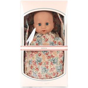 Heless 1423 - Poppenkleertjes van 100% biologisch katoen, 2-delige set met wikkelrok en ruches in roze voor poppen en knuffels maat 28-35 cm Heless 1423 - Poppenkleertjes van 100% biologisch katoen, 2-delige set met wikkelrok en ruches in roze voor poppen en knuffels maat 28-35 cm