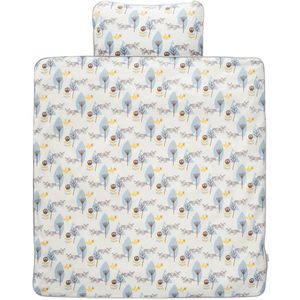 Fresk Dekbedovertrek Fox Blue 80x80cm