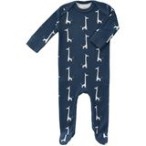 Fresk Baby Pyjama Met Voet Giraf Indigo Blue