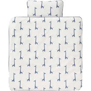 Fresk Dekbedovertrek Giraf Indigo Blue 80x80cm