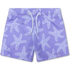 Swim Essentials | Lila Zeesterren UV Zwemboxer Jongens - Maat 62/68