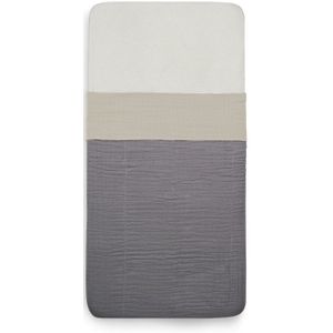 Jollein Baby Laken Ledikant 120x150cm Wrinkled - Nougat