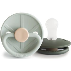 Frigg Speen Maat 1 Little Viking Sage/Olive Silicone 2St