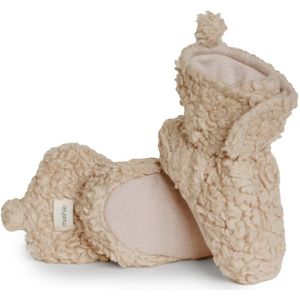 Mushie - Baby Schoentjes - Oatmeal - Set van 2 Knusse Slofjes