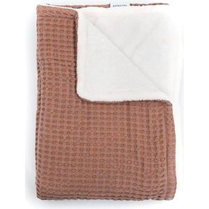 Bamboom Wiegdeken Waffle Roze 75x100cm