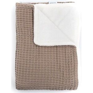 Bamboom Wiegdeken Waffle Sand 75x100cm