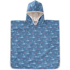Fresk - UV Badponcho - Blauw - Dubbellaags Sneldrogend Strandlaken - 0-3 jaar