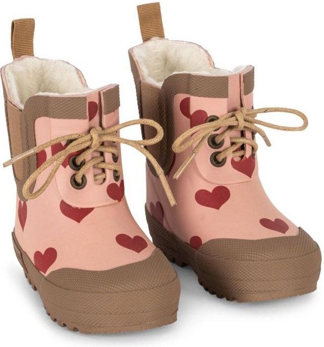 Konges Slojd - Thermo Laarsjes - Amour Pink - Natuurlijk Rubber - Waterafstotend