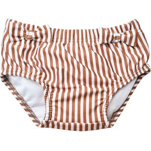 Slipstop Zwembroek Kind Cognac Stripe Meisje