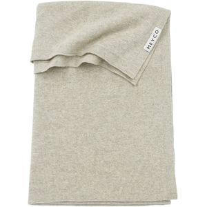 Meyco Baby Knit Basic wiegdeken - sand melange - 75x100cm - 1.0 TOG