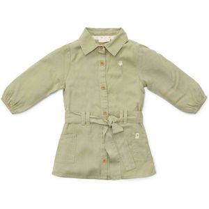 Little Dutch - Baby Jurkje Lange Mouwen - Groen - Tencel