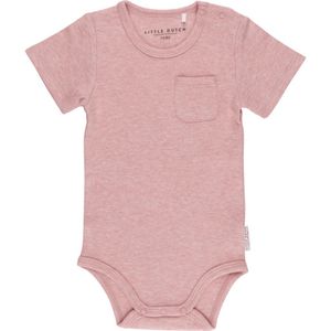 Little Dutch Romper Met Korte Mouwen Pink Melange