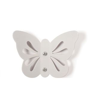 Roommate Wandhaak Vlinder White