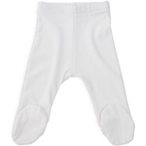 Bamboom Baby Broekje Met Voetjes 1M Wit