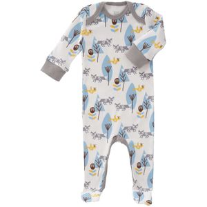 Fresk Baby Pyjama Met Voet Fox Blue