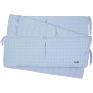 Baby's Only Bedomrander Cable Baby Blauw 330x20cm