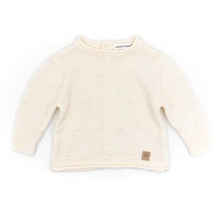 Bamboom Baby Trui Knitted Pompon Wit